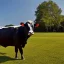 Placeholder: Modern Photograph Presidential Portrait of a Cow