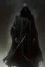 Placeholder: A killer wearing a black robe