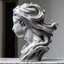 Placeholder: marble sculpted hair