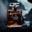 Placeholder: social media ad post for Chanel brand royal perfume .steam in the background. dramatic on rock cinematic t .cinematic,8k high cualitcy