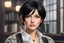 Placeholder: Monica Geller in 8k 2D anime artstyle, short black hair, close picture, intricate details, highly detailed, high details, detailed portrait, masterpiece,ultra detailed, ultra quality