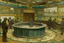 Placeholder: A gray mechanical casino painted by Vincent van Gogh