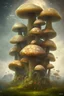 Placeholder: happy mushroom city in the forest