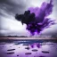 Placeholder: a texture of a grey sky violently exploding and vomiting dirty grey hues of blue, purple, and black that partially muddy the sky, making it ugly, surreal, dreamlike