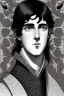 Placeholder: black hair freckles blue eyes young wizard beardsley