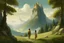 Placeholder: a couple left the kingdom and they lived at the foot of the mountain
