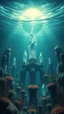 Placeholder: Under the water aliens colony with Crystal dooms and strange sea plants