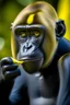 Placeholder: gorilla tag monkey with banana in hand