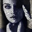 Placeholder: a drawing of a woman's face with a grid pattern on it, computer graphics by Igor Morski, behance, analytical art, daz3d, behance hd, sketchfab