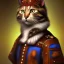 Placeholder: Portrait of a cat Rembrandt style