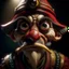 Placeholder: pinocchio as a japanese tengu with a long nose, highly detailed, realistic, photorealism, symmetrical, soft lighting, detailed face, intricate details, HDR, beautifully shot, hyperrealistic, sharp focus, 64 megapixels, perfect composition, high contrast, cinematic, atmospheric, moody