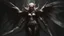 Placeholder: Demonic Elves with Wings,, Full Body Shot, Hyperrealistic, Photorealistic, Instant Details, darkness, by Raymond Swanland & Alyssa Monks & Anna Razumovskaya