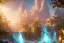 Placeholder:  white and gold crystal cosmic ambiance，waterfall, full of details, smooth, bright sunshine，soft light atmosphere, light effect，vaporwave colorful, concept art, smooth, extremely sharp detail, finely tuned detail, ultra high definition, 8 k, unreal engine 5, ultra sharp focus