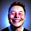 Placeholder: Goofy smile on Elon musk as a baby