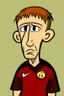 Placeholder: Oliver McBurney Footballer r cartoon 2d