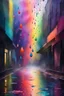 Placeholder: colorful rain
