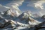 Placeholder: mountain range in snow by andrea del sarto