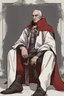 Placeholder: Tomás de Torquemada, male, inquisitor, ruthless, spanish inquisition, anime style