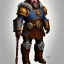 Placeholder: D&D character, paladin, dwarf, heavy armor, war hammer