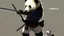 Placeholder: Panda in samurai armour