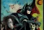 Placeholder: Batman, Frodo Baggins and Dracula painted by Tim Burton