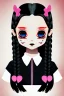 Placeholder: wednesday addams, kawaii