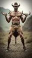 Placeholder: A nan has a legs like bulls