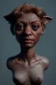 Placeholder: Realistic image, waist up portrait, hybrid made up of a woman's body and a muppet's head mask ,concept art, smooth, unreal engine 5, god lights, ray tracing, RTX, lumen lighting, ultra detail, volumetric lighting, 3d, finely drawn, high definition, 4k.