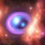 Placeholder: purple black hole in space