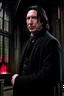 Placeholder: I want a picture that 's more realistic , more Professor Snape , with a high level of horror , and I want the whole Hogwarts school behind him , and I want Snape a little younger .