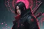 Placeholder: Itachi Uchiha in 8k nier automata artstyle, Uchiha Custom, neon effect, close picture, rain, fantasy world, intricate details, highly detailed, high details, detailed portrait, masterpiece,ultra detailed, ultra quality