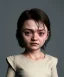 Placeholder: Arya stark toddler, full body, soft skin, dramatic lighting, hyper realistic