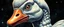 Placeholder: brilliant detailed full figure portrait disco glittery goose slug alien anime in the style of Escher and Giger