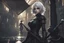 Placeholder: Beautiful 2B with blindfoldin 8k nier automata artstyle, 2B them, 2B Custom, blindfold, close picture, rain, fantasy world, intricate details, highly detailed, high details, detailed portrait, masterpiece,ultra detailed, ultra quality