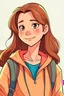 Placeholder: Pretty Cartoon Teenager