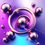 Placeholder: pretty graphic design made of metalic rings and spheres and geometry components fractal like
