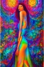 Placeholder: Full body portrait, painting, medium shot lady style of visionary art