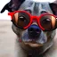 Placeholder: dog wearing cool glasses