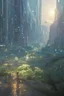 Placeholder: concept art of a utopian solarpunk city, key visual, ambient lighting, highly detailed, digital painting, artstation, concept art, sharp focus, by makoto shinkai and akihiko yoshida and hidari and wlop