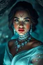 Placeholder: Gorgeous woman created from diamond, silk, diamonds, gems, sparkling dots, in crystal cave background, style Darek Zabrocki, magic realism, gradient colors, cinematic lighting, bokeh, Ultra-detailed Quality 3D, 3d render octane, Unreal engine 5 effects, VFX, Isometric, Made in blender, 8k sharp focus, cinematic, ultrahd, highly detailed, ultra photorealism fantasy