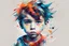 Placeholder: abstract boy art