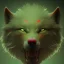 Placeholder: Green Wolf, red eyes, 8K, cinematic lighting, sharp focus, masterpiece, expert