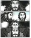 Placeholder: Mesopotamian warrior, expression serious, aura, portrait, background Mesopotamian city, comic style, long beard,