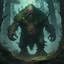 Placeholder: corrupted giant forest spirit