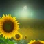 Placeholder: big sunflower, zombie,fractal landscape with glitter, volumetric fog, rays, lazers, god ray, spot lights