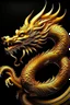 Placeholder: Beautiful Golden Dragon Chinese Symbol