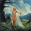 Placeholder: [Jason and the Argonauts (1963)] Stormy Daniels as a witch, resplendent in her ethereal form, standing amidst a lush meadow. As she graces the Earth with her presence, the grass beneath her bare feet shivers with mystical energy.From the smallest blades of grass to the towering trees, each living entity joins in a symphony of praise for the Earth. The flowers burst forth in vibrant colors, their petals unfurling like delicate brushstrokes upon nature's canvas. Inspired by the words of the transl