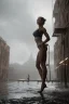 Placeholder: elegant gym babe in a rain shower with recep tayyip erdogan, matte painting, attractive , bosomy , sultry, sentimental, cowgirl position, bodysuit, cinematic , muted colors , sunrise, by alexander millar and henry asencio and pieter jansz saenredam