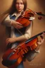 Placeholder: Oil painting violin