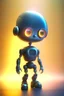 Placeholder: adorable cute chat robot in trance, with short punk hair and real human eyes, its such a perfect day, motion blur, smoke, 8k, downlight, soft light, depth of field, photorealism, trending on art station, lotsa detail